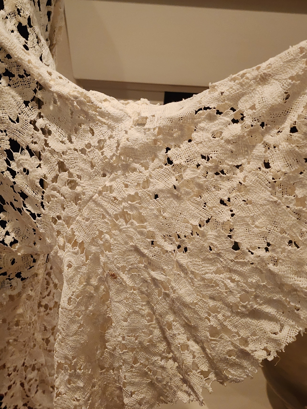 Free People Ivory Crochet Lace Open-Front Duster - Picture 4 of 10